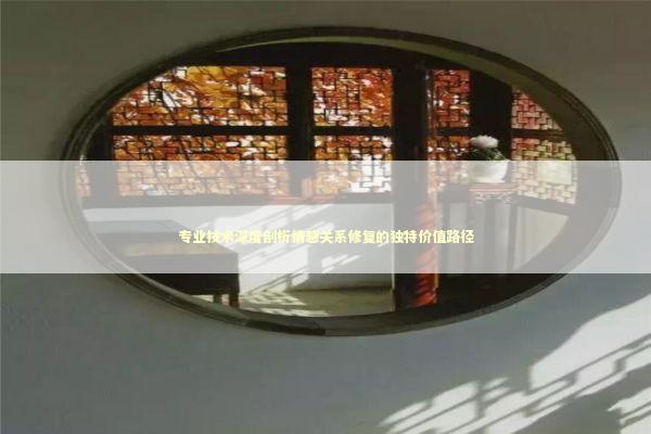 专业技术深度剖析情感关系修复的独特价值路径 新闻