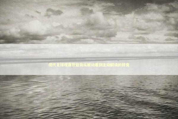 现代足球观赛新趋势从被动看到主动解读的转变 体育新闻